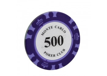 5 stuk Professionele Upscale Klei Casino Texas Poker Chips 14G waarde 500
